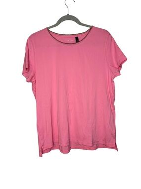 Marc Cain Pink Tee Shirt Size XL